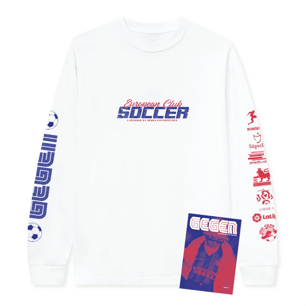 European Club Soccer / Long-Sleeve Shirt + Zine Bundle